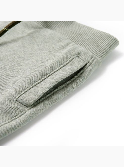 Shorts sweat en coton avec taille élastique et cordon - vidaxl - Kiabi