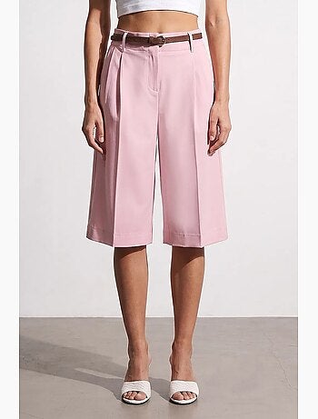 Shorts tailleur à taille haute et jambes larges dilvin
