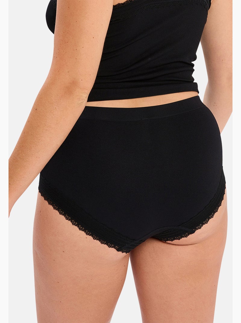Shorty agathe sans complexe lingerie Noir - Kiabi