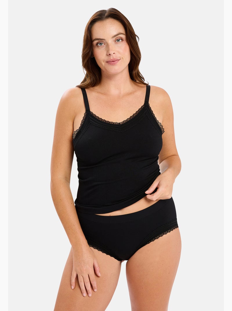 Shorty agathe sans complexe lingerie Noir - Kiabi