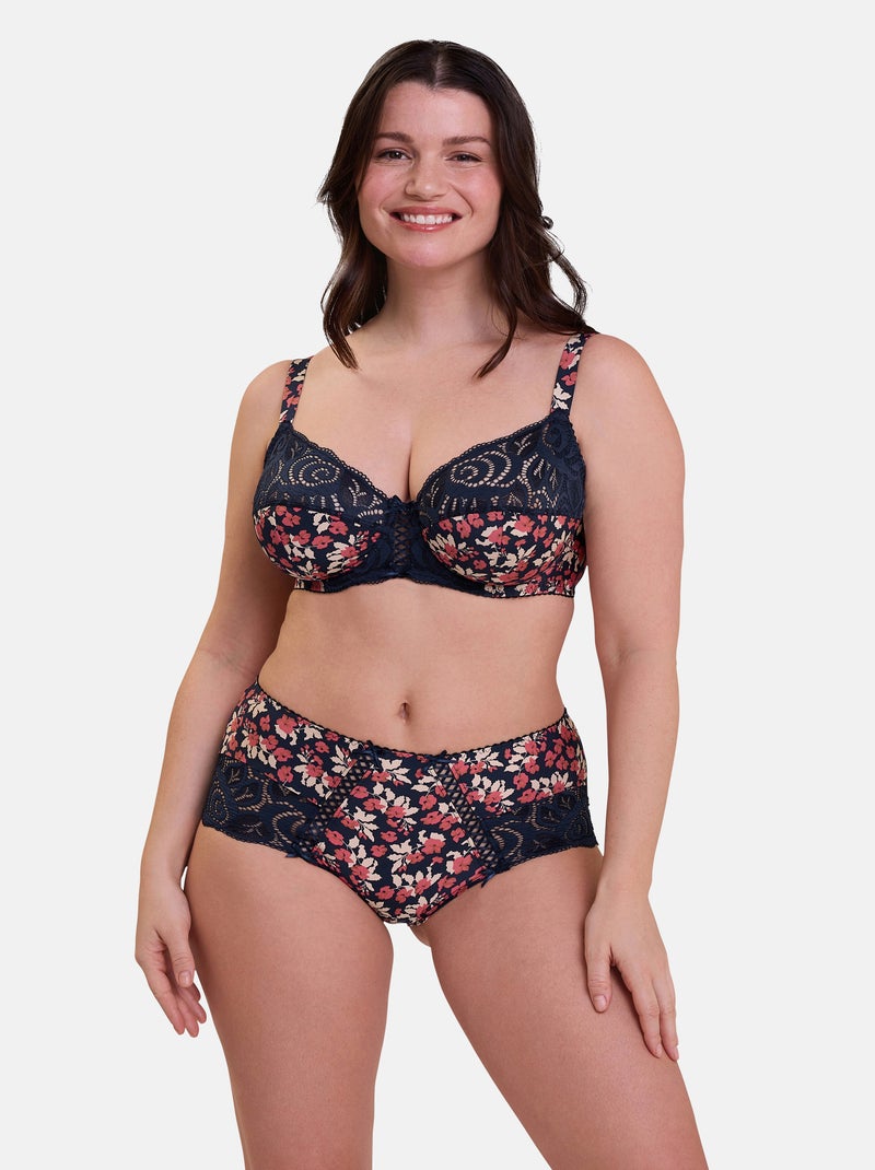 Shorty Amelie Print Sans Complexe Bleu Rose clair - Kiabi