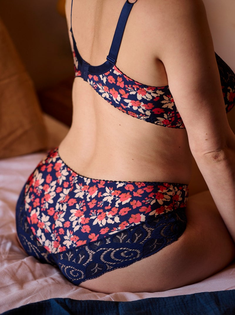 Shorty Amelie Print Sans Complexe Bleu Rose clair - Kiabi
