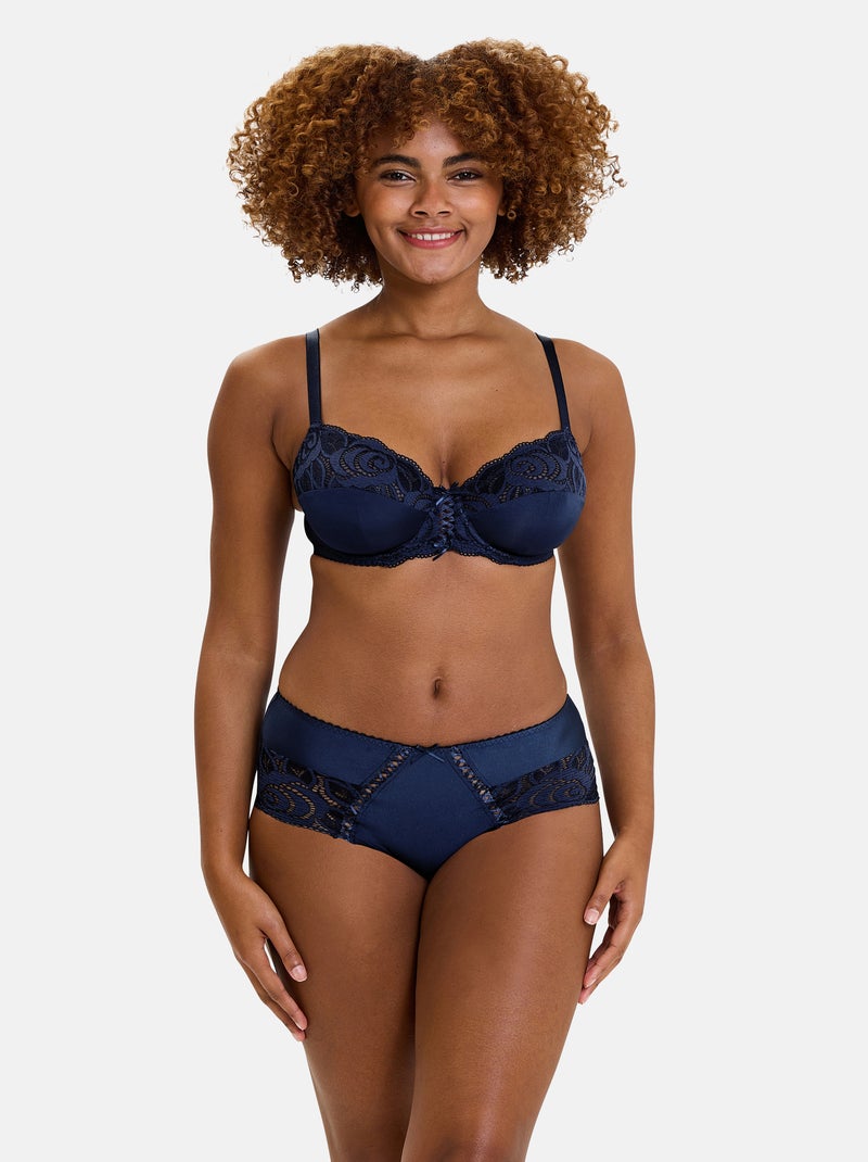 Shorty Amélie Sans Complexe Bleu marine - Kiabi
