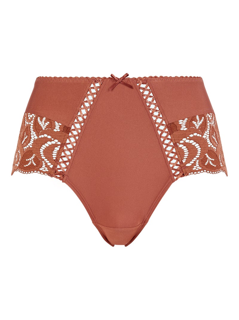 Shorty amélie sans complexe lingerie Marron havane - Kiabi