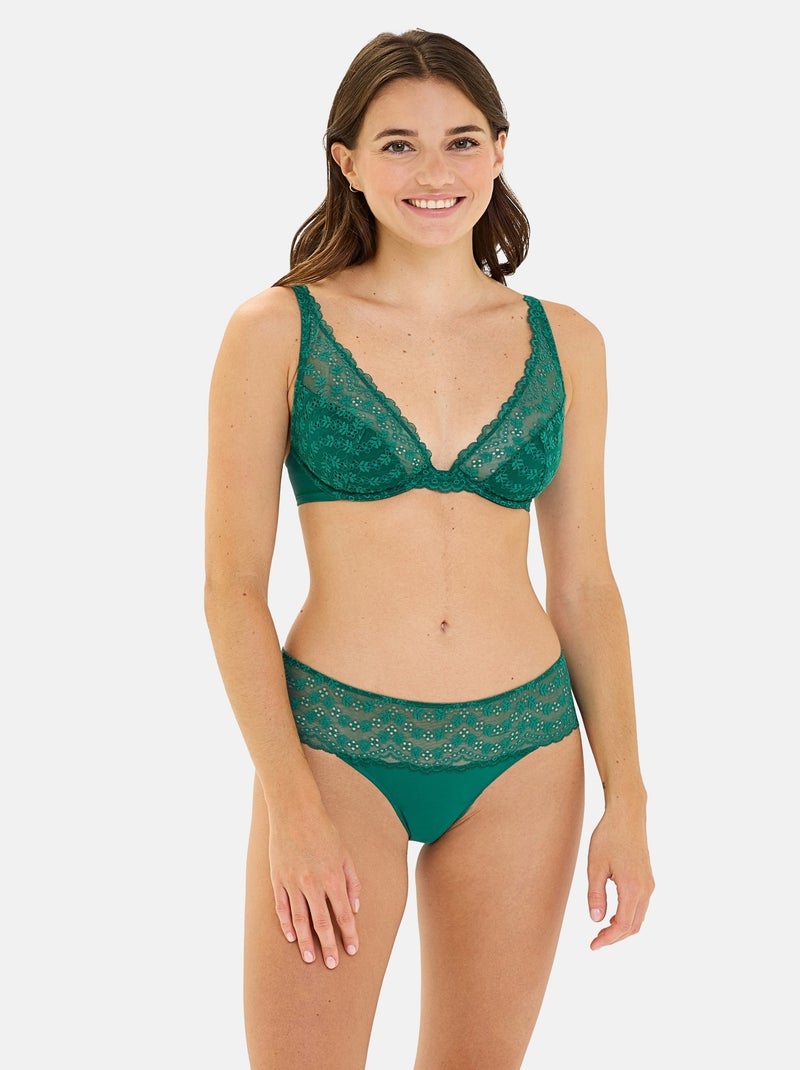 Shorty Angélique Billet Doux Vert sapin - Kiabi