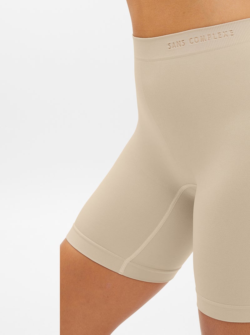 Shorty anti-frottement 'Sans complexe' Beige - Kiabi