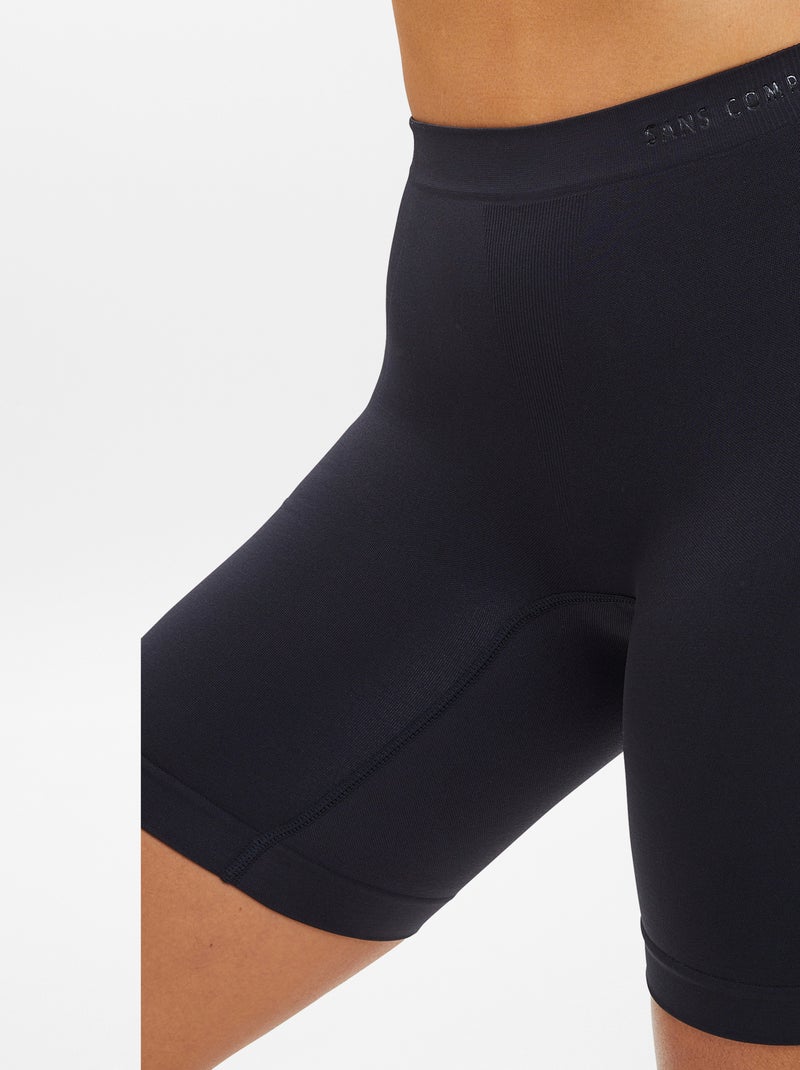 Shorty anti-frottement 'Sans complexe' noir - Kiabi