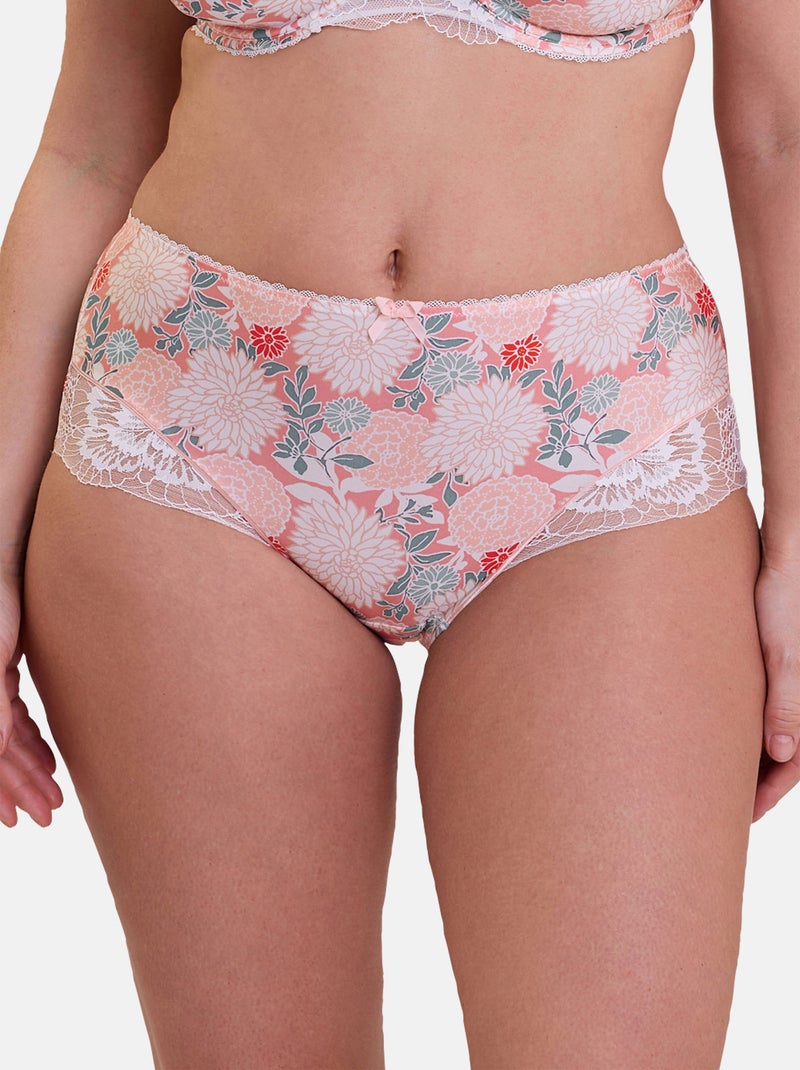 Shorty Aurélie Sans Complexe Blanc Rose - Kiabi