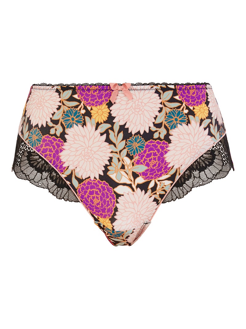 Shorty aurélie sans complexe lingerie Noir Rose - Kiabi