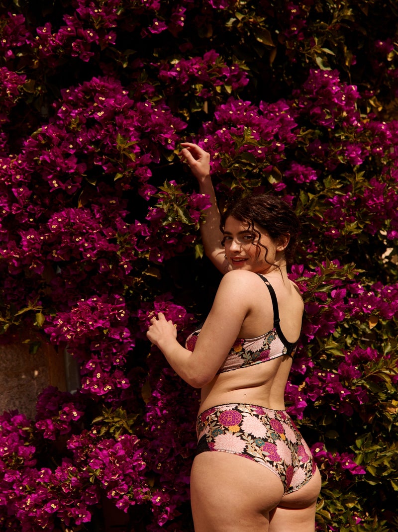 Shorty Aurélie Sans Complexe Noir Rose - Kiabi