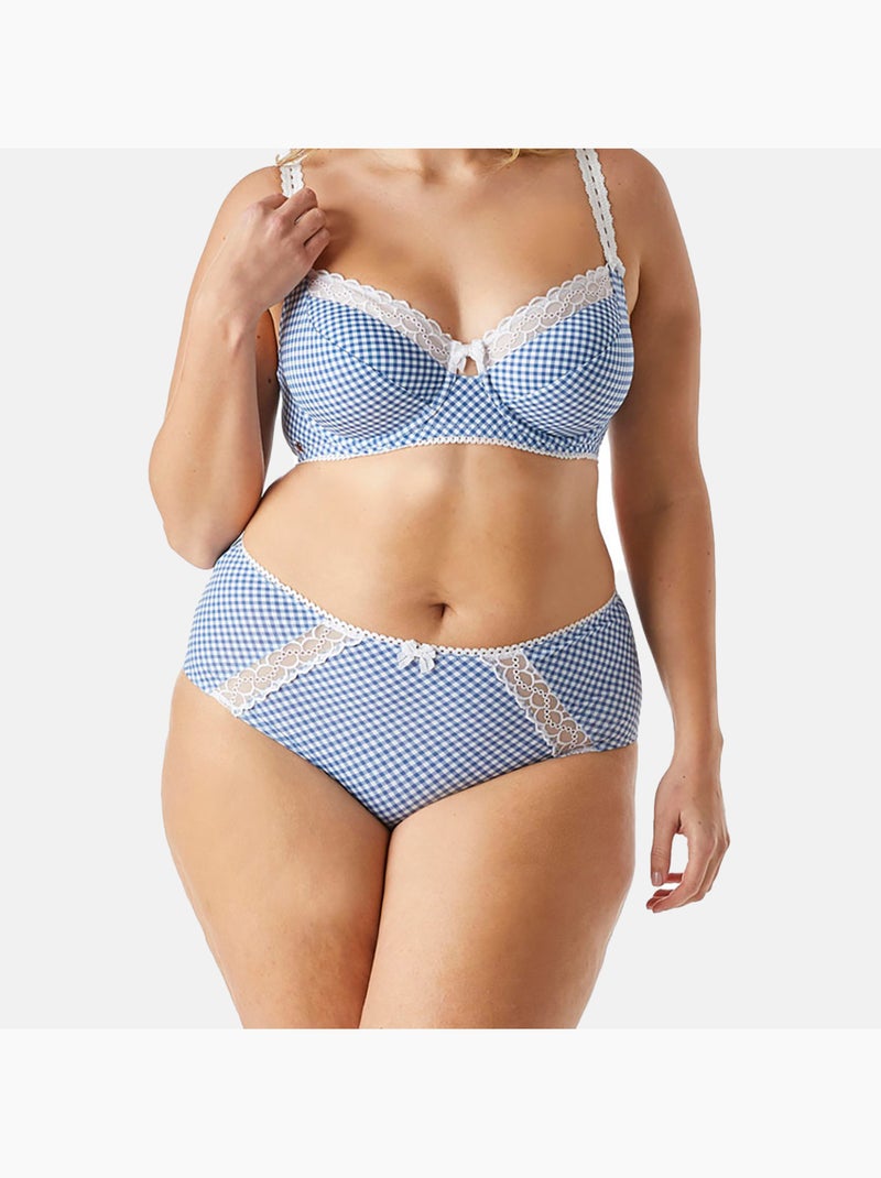 Shorty BADINAGE - Brigitte Bardot Lingerie Bleu - Kiabi