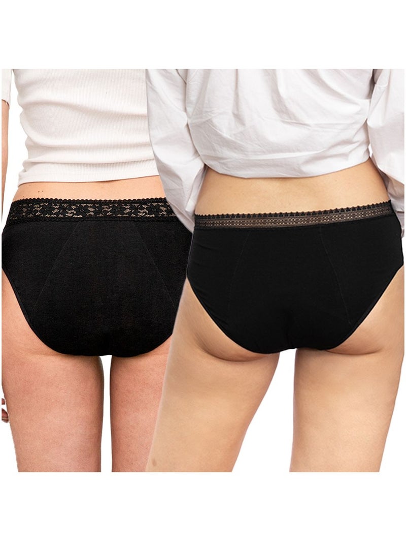Shorty Bien être Bio Lot De 2 Mix Jour/nuit | Gerard Pasquier Noir - Kiabi