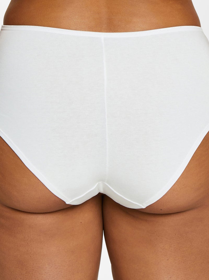 Shorty classique 'Sans Complexe' blanc - Kiabi