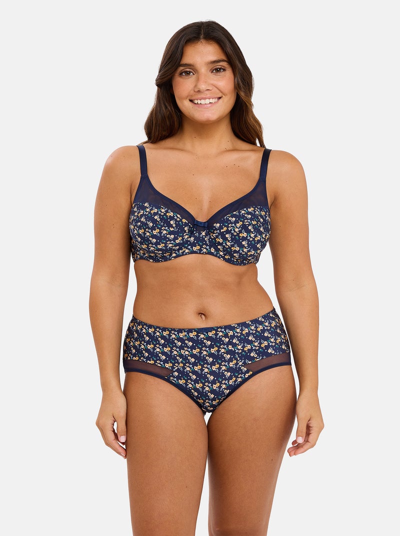 Shorty Complice Sans Complexe Bleu Orange - Kiabi