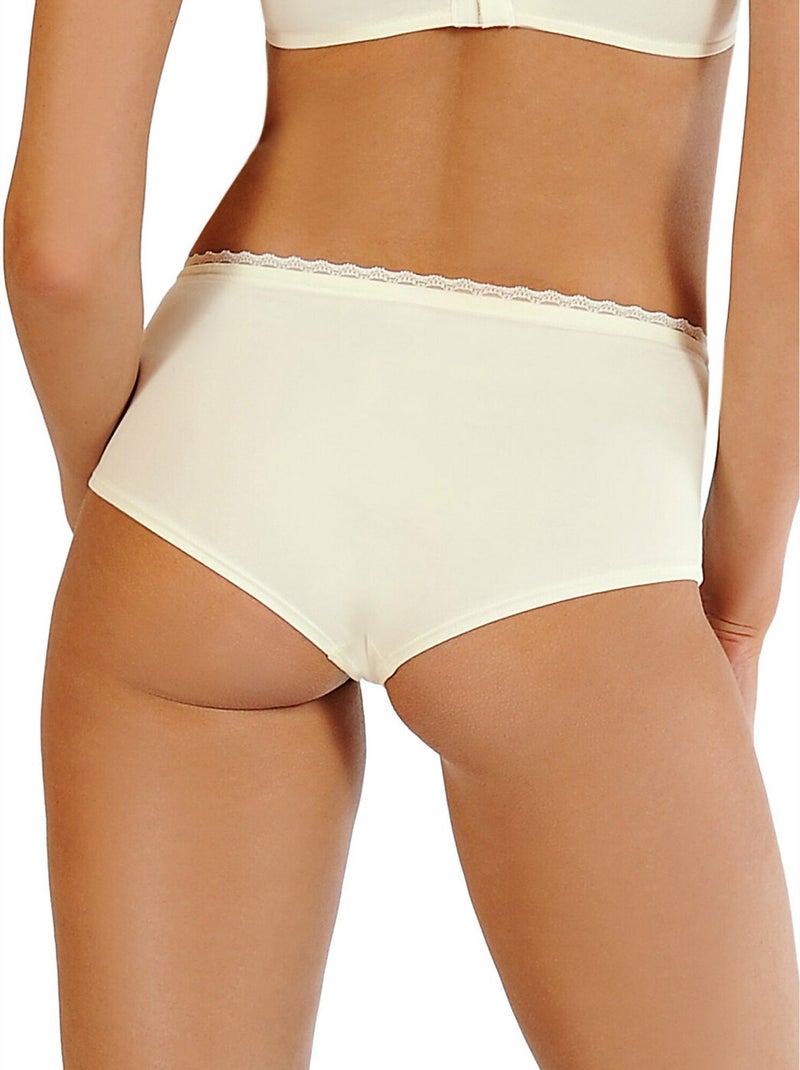 Shorty coton Anja Ecru - Kiabi