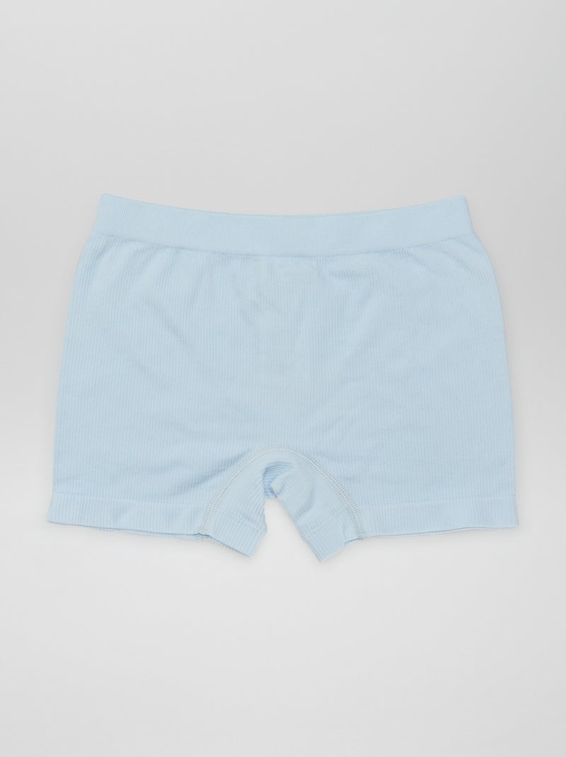 Shorty cycliste côtelé Bleu/violet - Kiabi