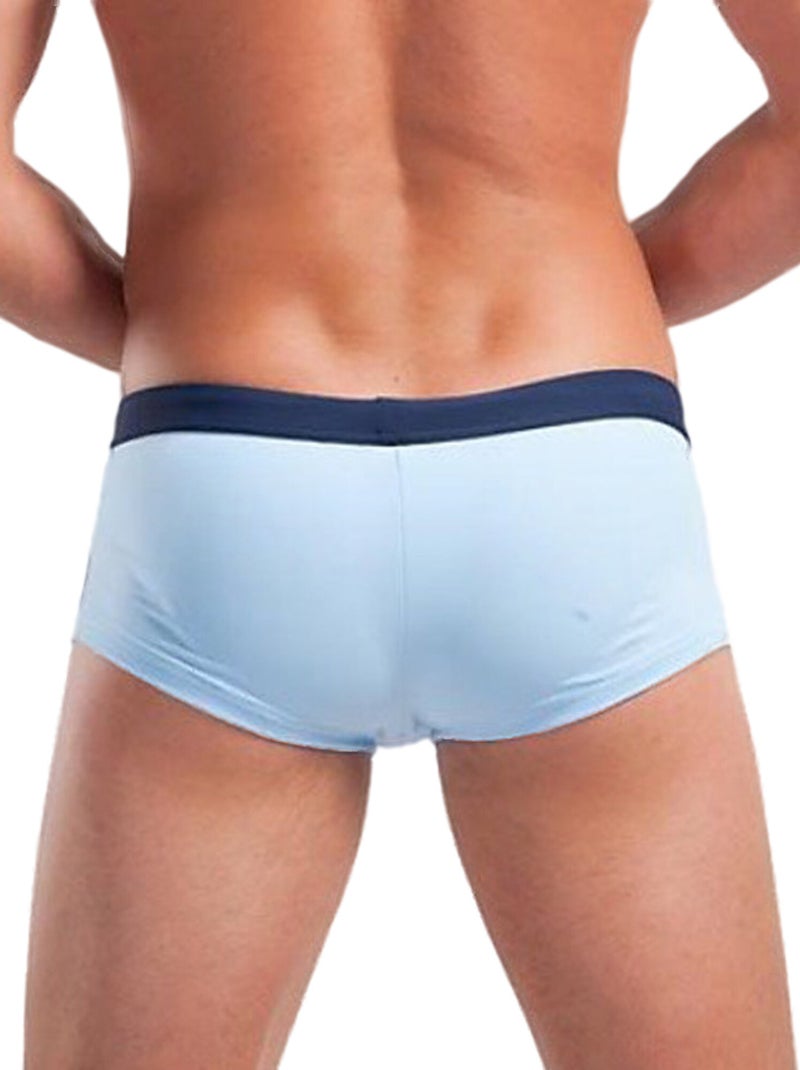 Shorty de bain bandes latérales Bleu - Kiabi