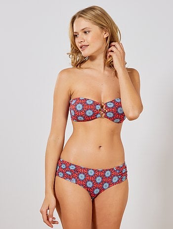 Shorty de bain fronces côtés - Kiabi