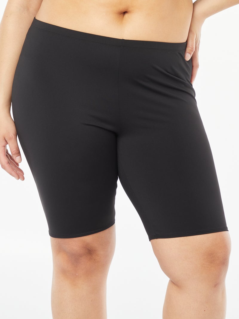 Shorty de bain long noir - Kiabi