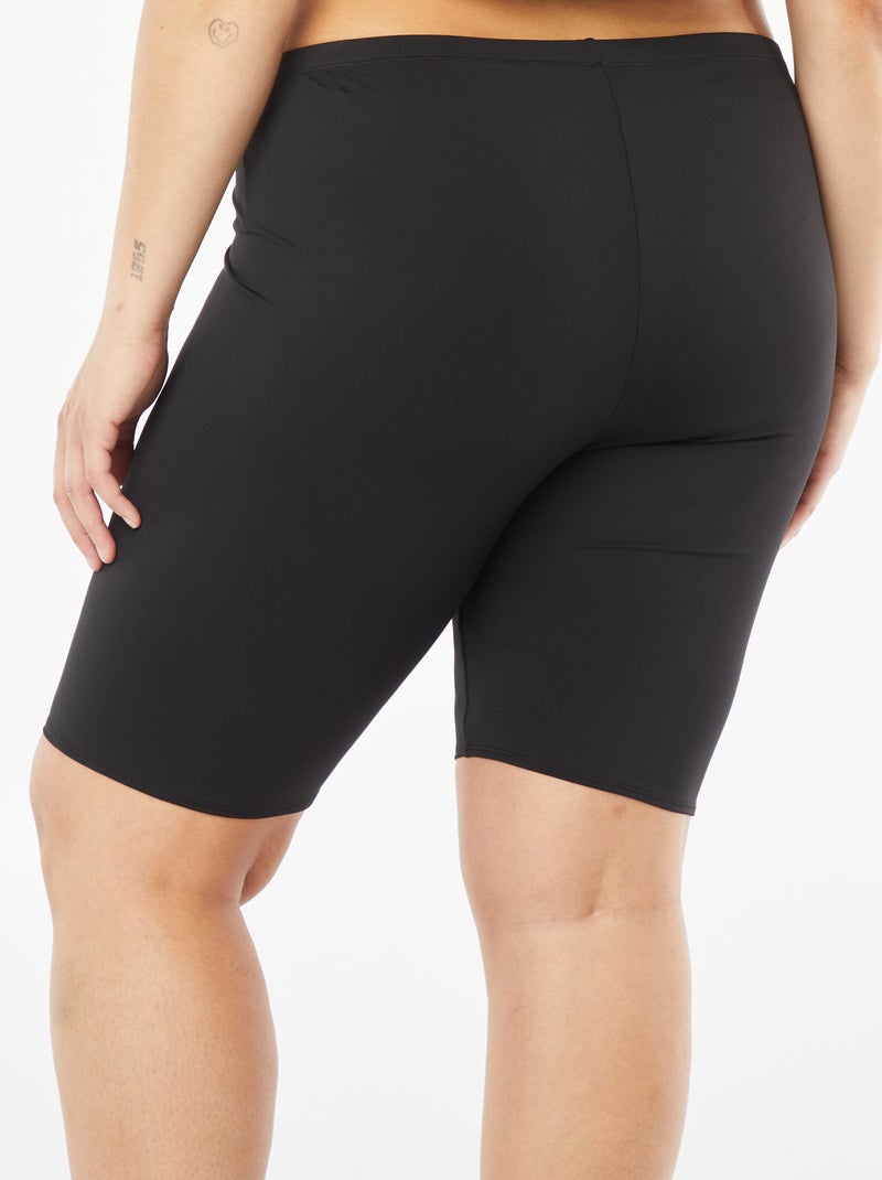 Shorty de bain long noir - Kiabi