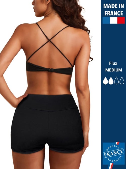 Shorty de bain menstruel - Flux Medium - Kiabi