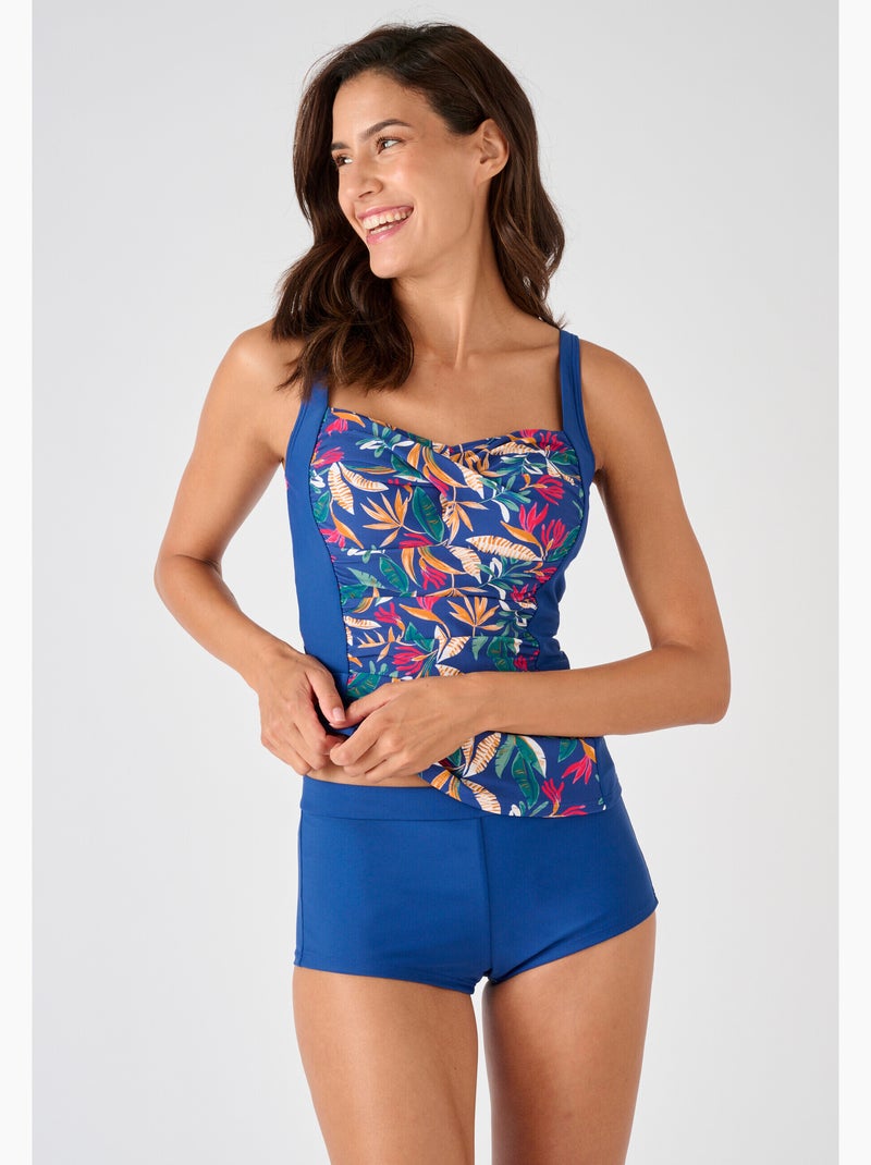 Shorty de bain Perfect Fit by Damart - Damart Bleu méditerranée - Kiabi