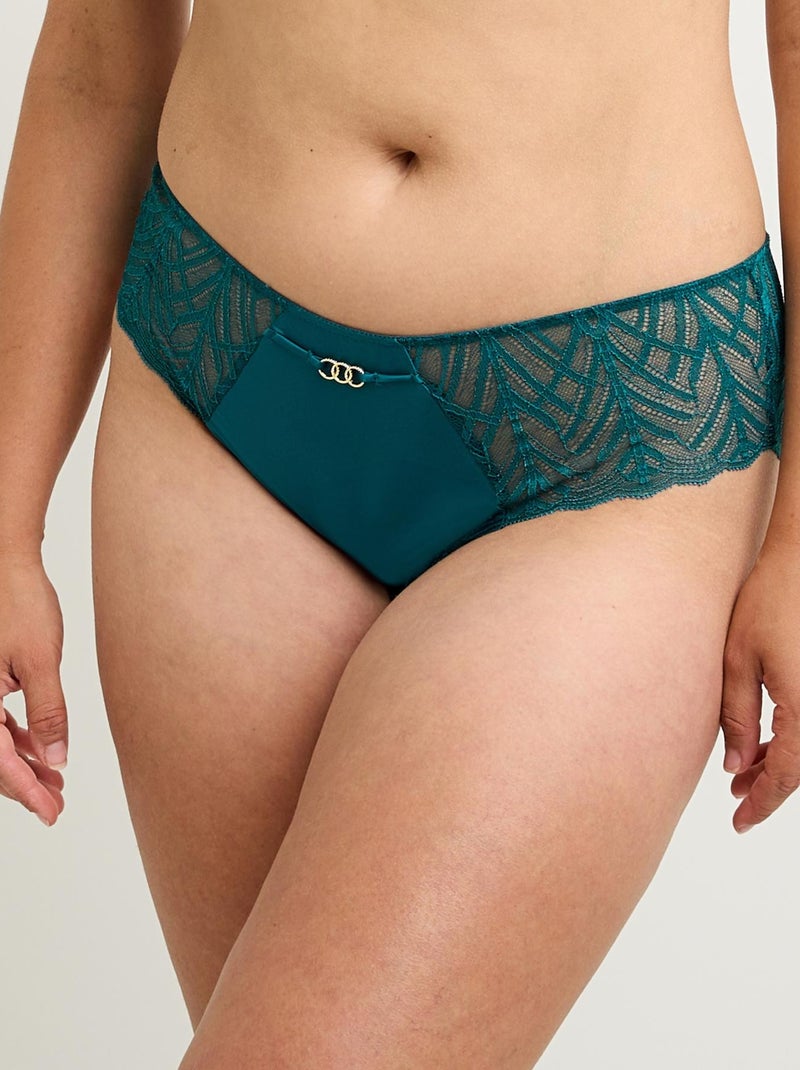 Shorty dentelle Femme - RougeGorge Lingerie Bleu - Kiabi