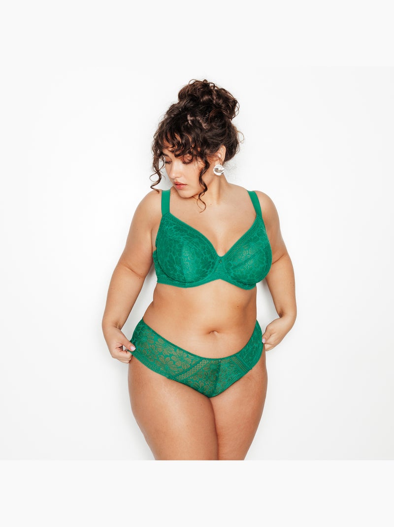 Shorty dentelle Gabi+ - RougeGorge Lingerie Vert - Kiabi