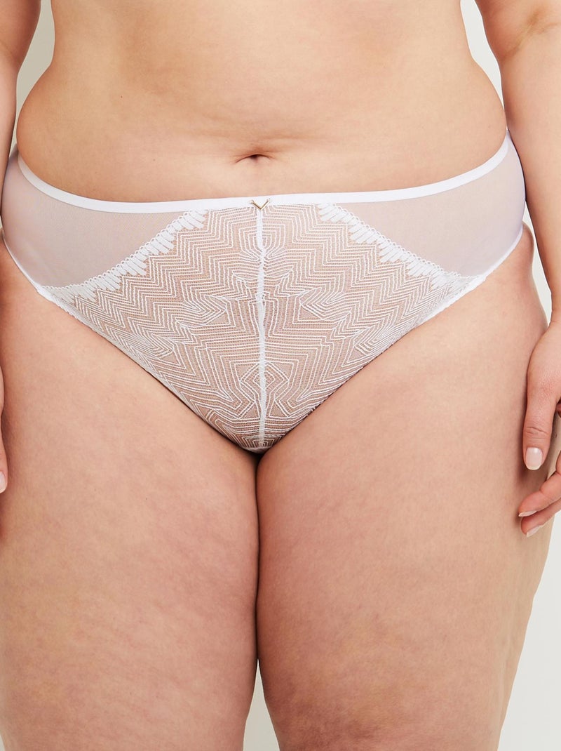 Shorty Doris - RougeGorge Lingerie Blanc - Kiabi