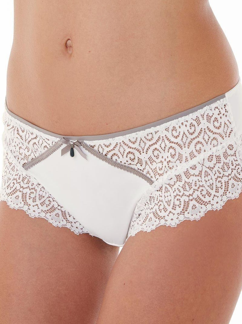 Shorty EDITION LIMITEE - Pomm'Poire Blanc - Kiabi