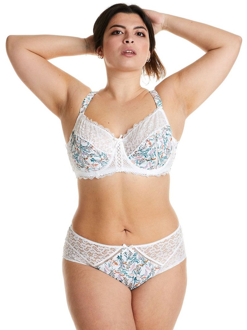 Shorty ELENA - Pomm'Poire Blanc - Kiabi