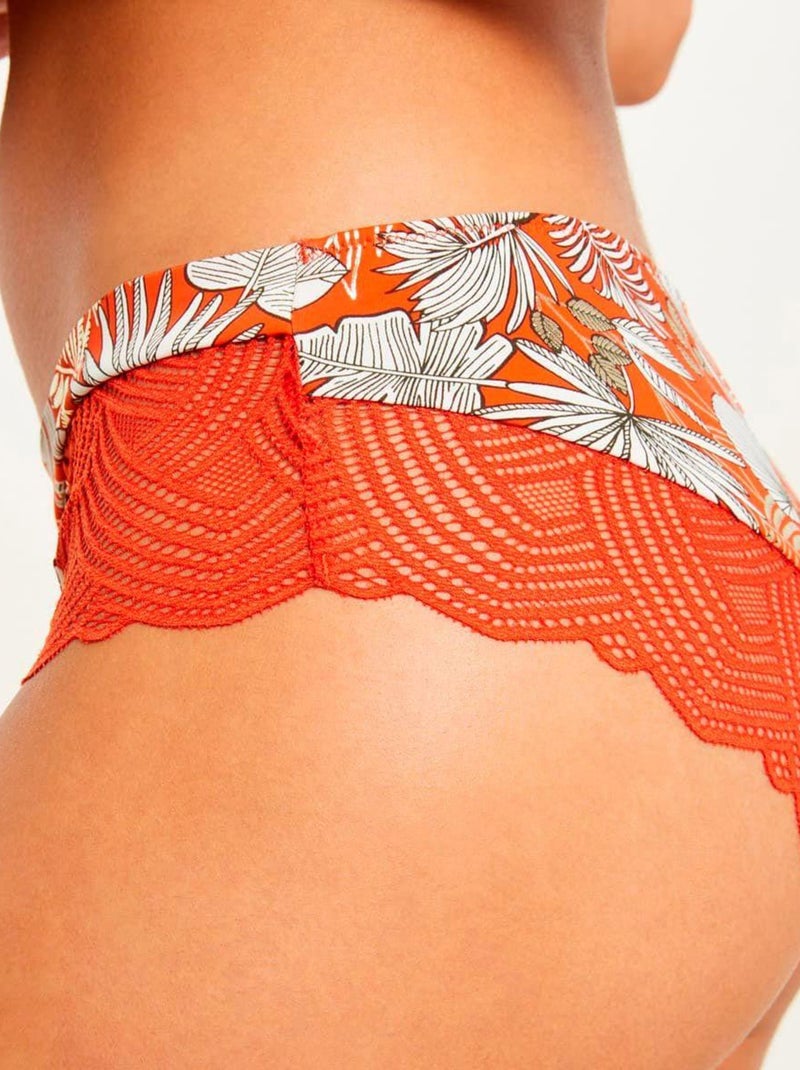 Shorty ELSA - Morgan Lingerie Rouge - Kiabi