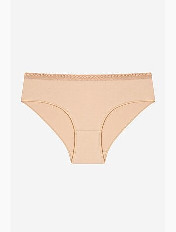 Shorty en coton avec finition penti