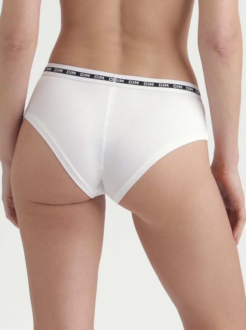 Shorty en coton modal Icons Essentiel Blanc - Kiabi