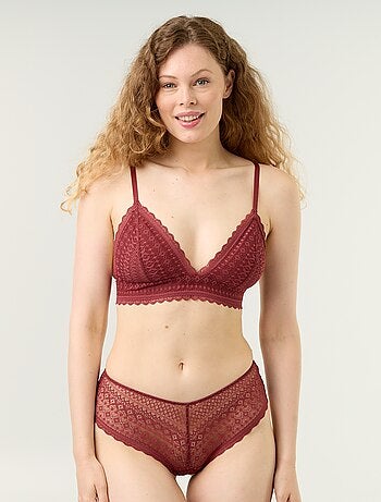 Shorty en dentelle