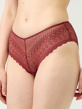 Shorty en dentelle