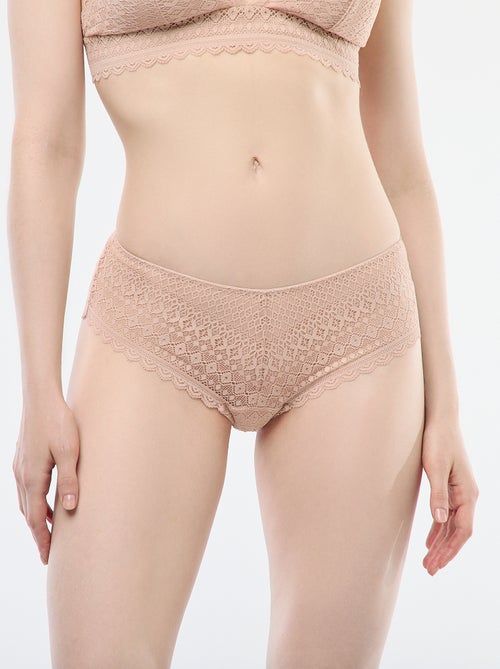 Shorty en dentelle - Kiabi