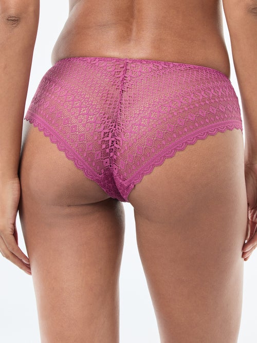 Shorty en dentelle - Kiabi