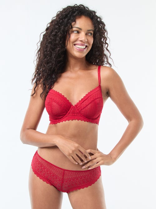 Shorty en dentelle - Kiabi