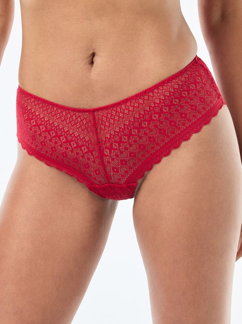 Shorty en dentelle - Kiabi