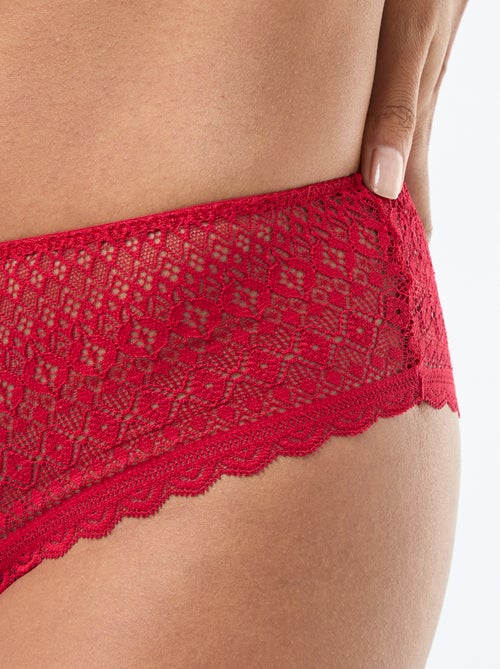 Shorty en dentelle - Kiabi