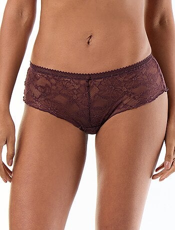 Shorty en dentelle