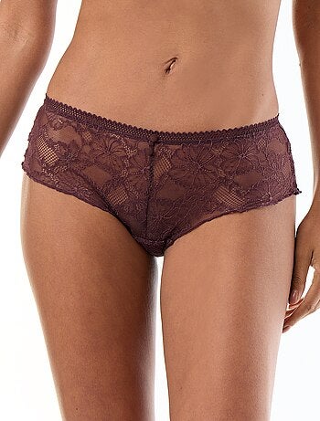 Shorty en dentelle