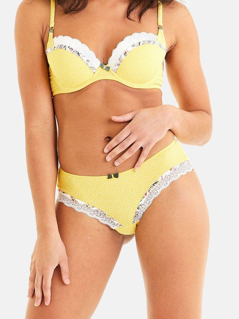Shorty EOLE - Pomm'Poire Jaune - Kiabi