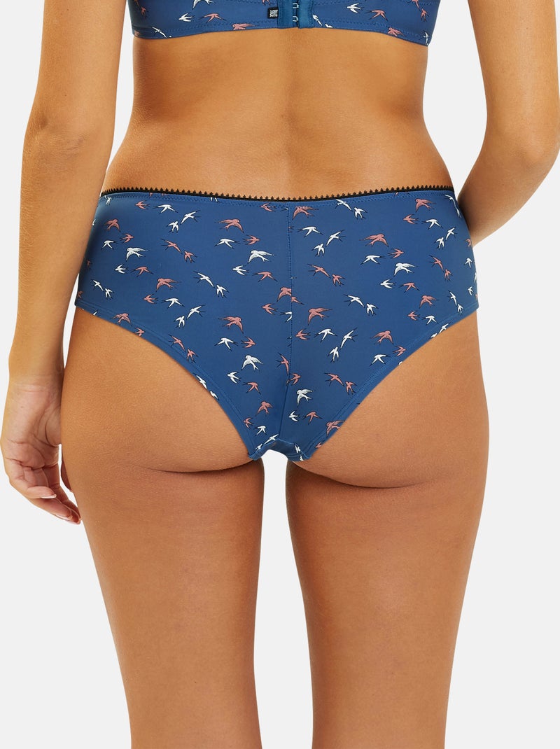 Shorty Espiègle Billet Doux Bleu Rose Blanc - Kiabi