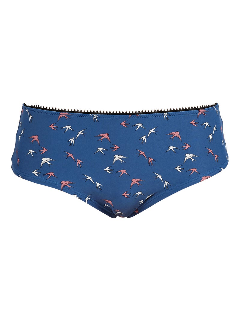 Shorty Espiègle Billet Doux Bleu Rose Blanc - Kiabi