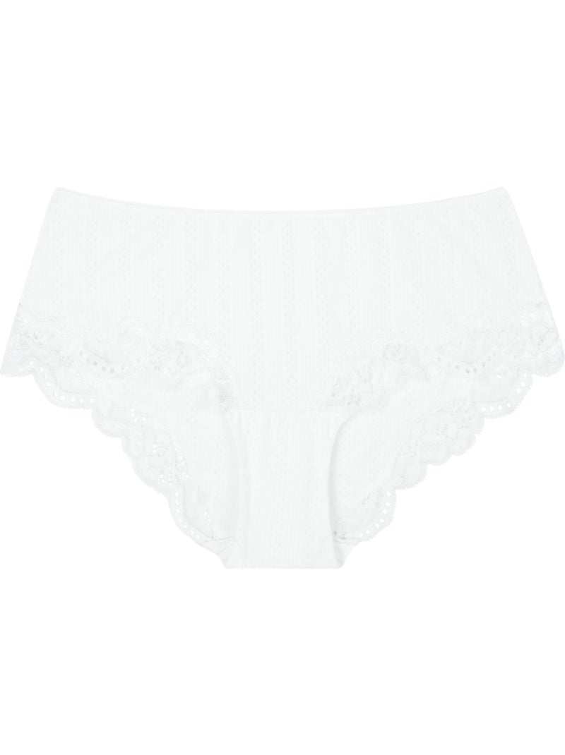 Shorty femme Passionnée Passio Blanc - Kiabi
