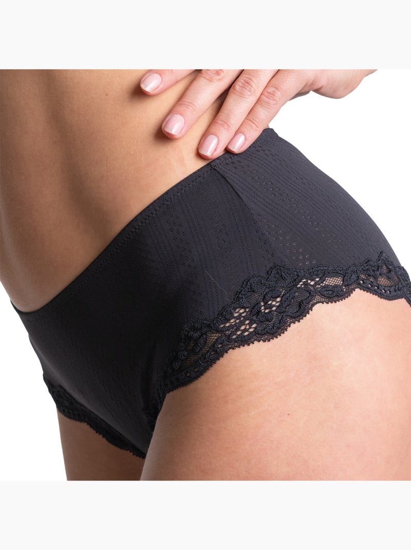 Shorty femme Passionnée Passio Noir - Kiabi