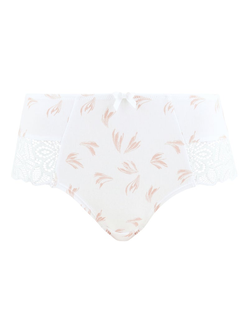 Shorty flora sans complexe lingerie Blanc Marron - Kiabi