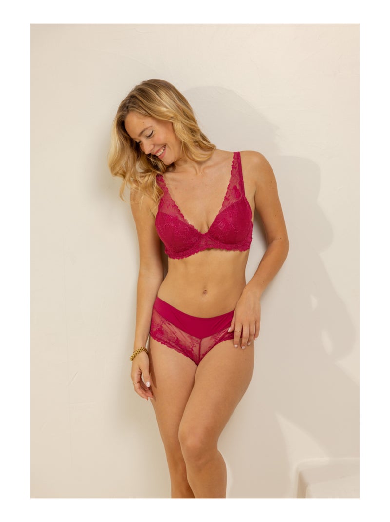 Shorty framboise Alice Rose - Kiabi